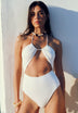 MAILLOT DE BAIN ECRU