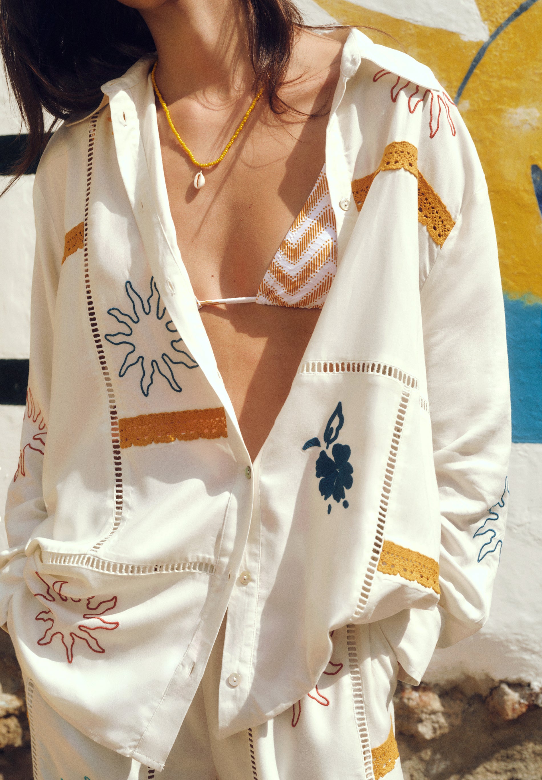 CHEMISE RELAXED BRODÉE