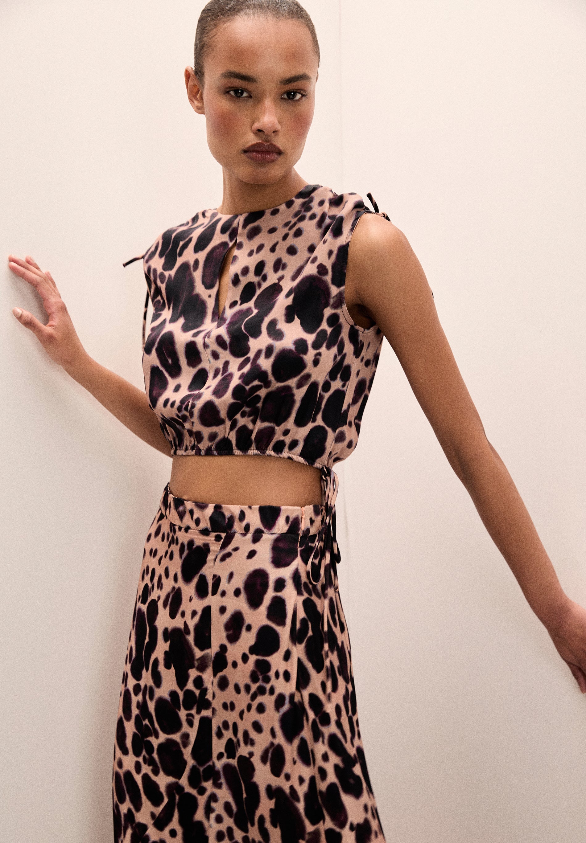 TOP FLUIDE IMPRIMÉ MOTIF ANIMAL