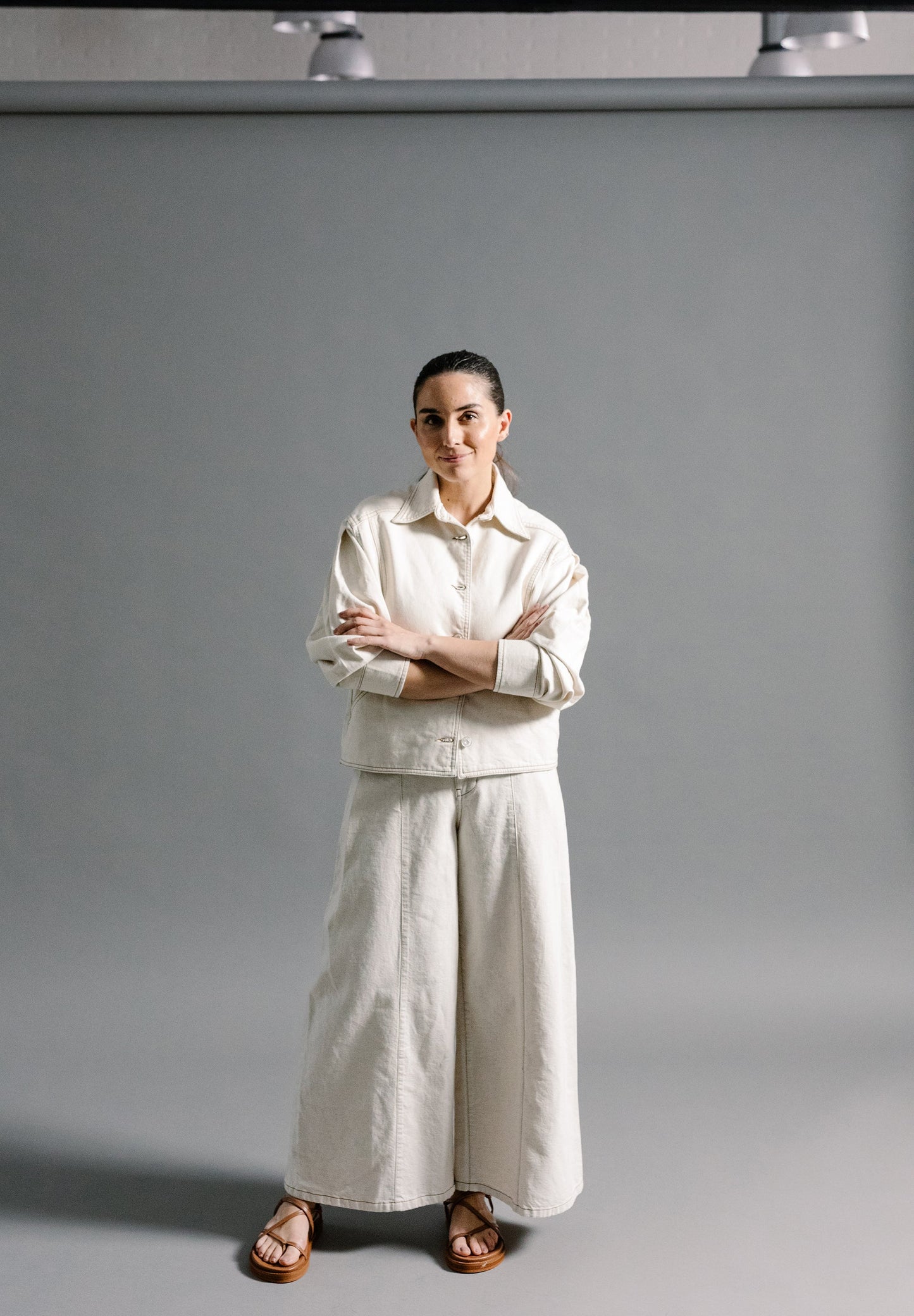 PANTALON DENIM COUTURE