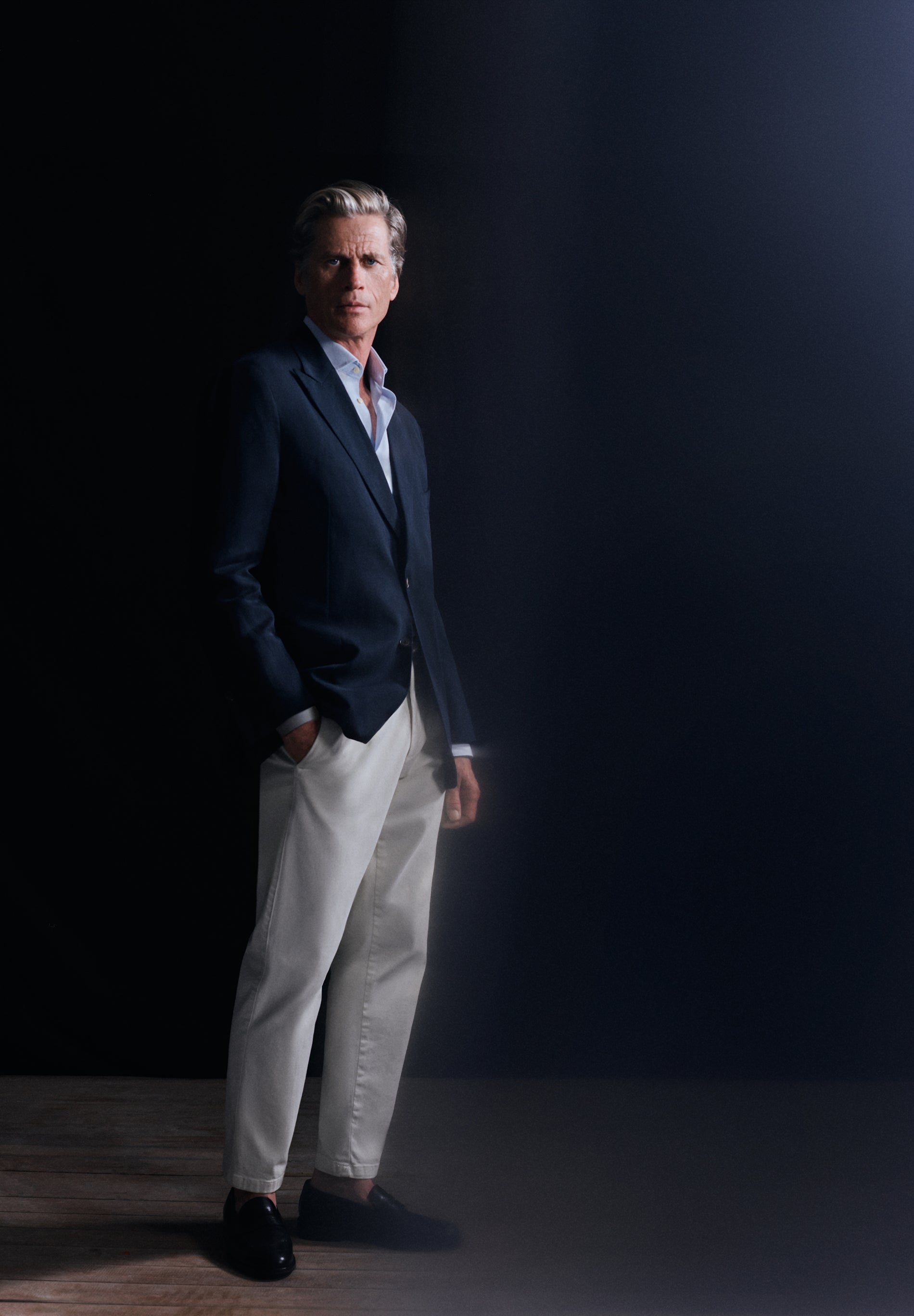 PANTALON CHINO PINCES RELAXED