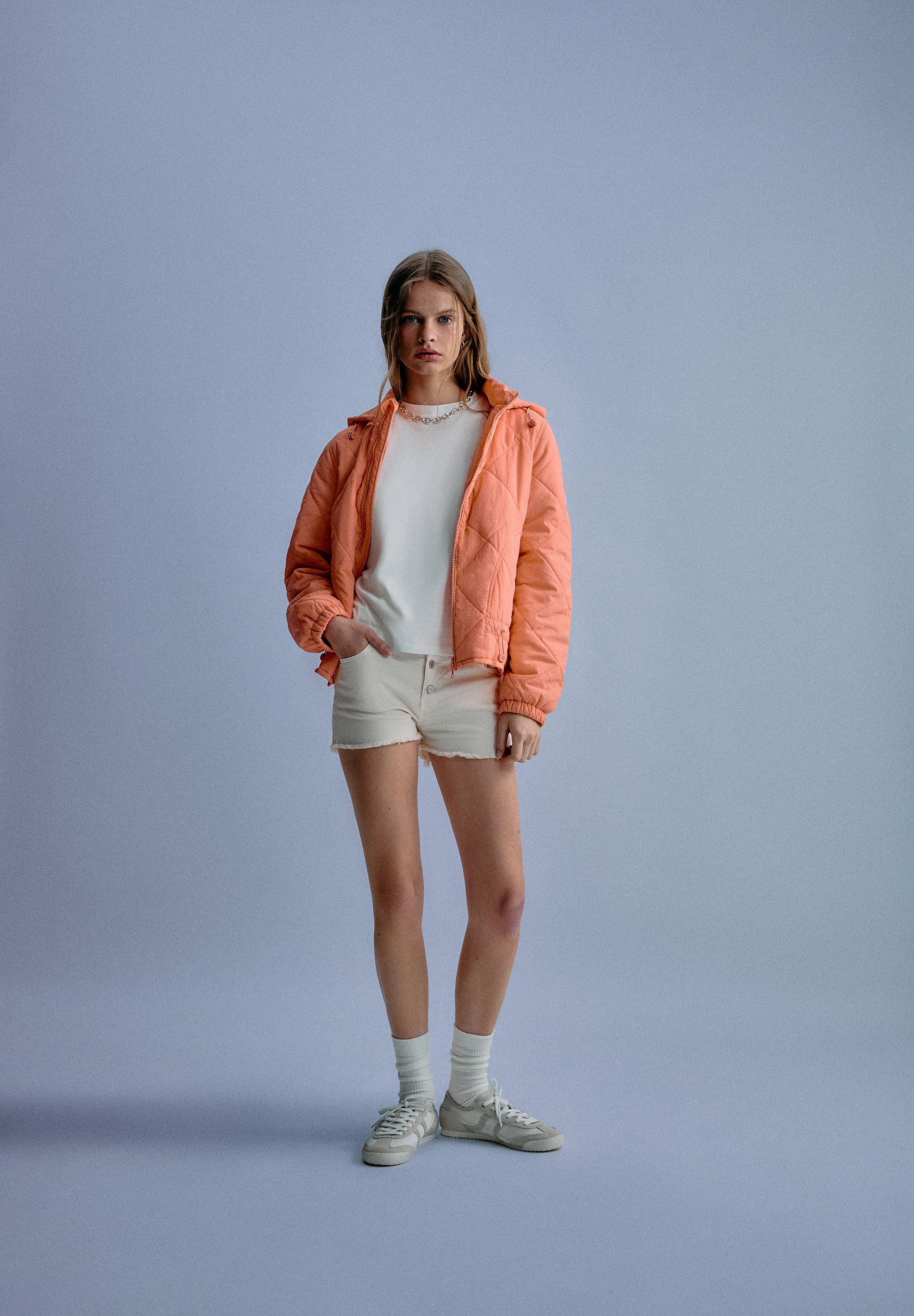MANTEAU MATELASSÉ CAPUCHE