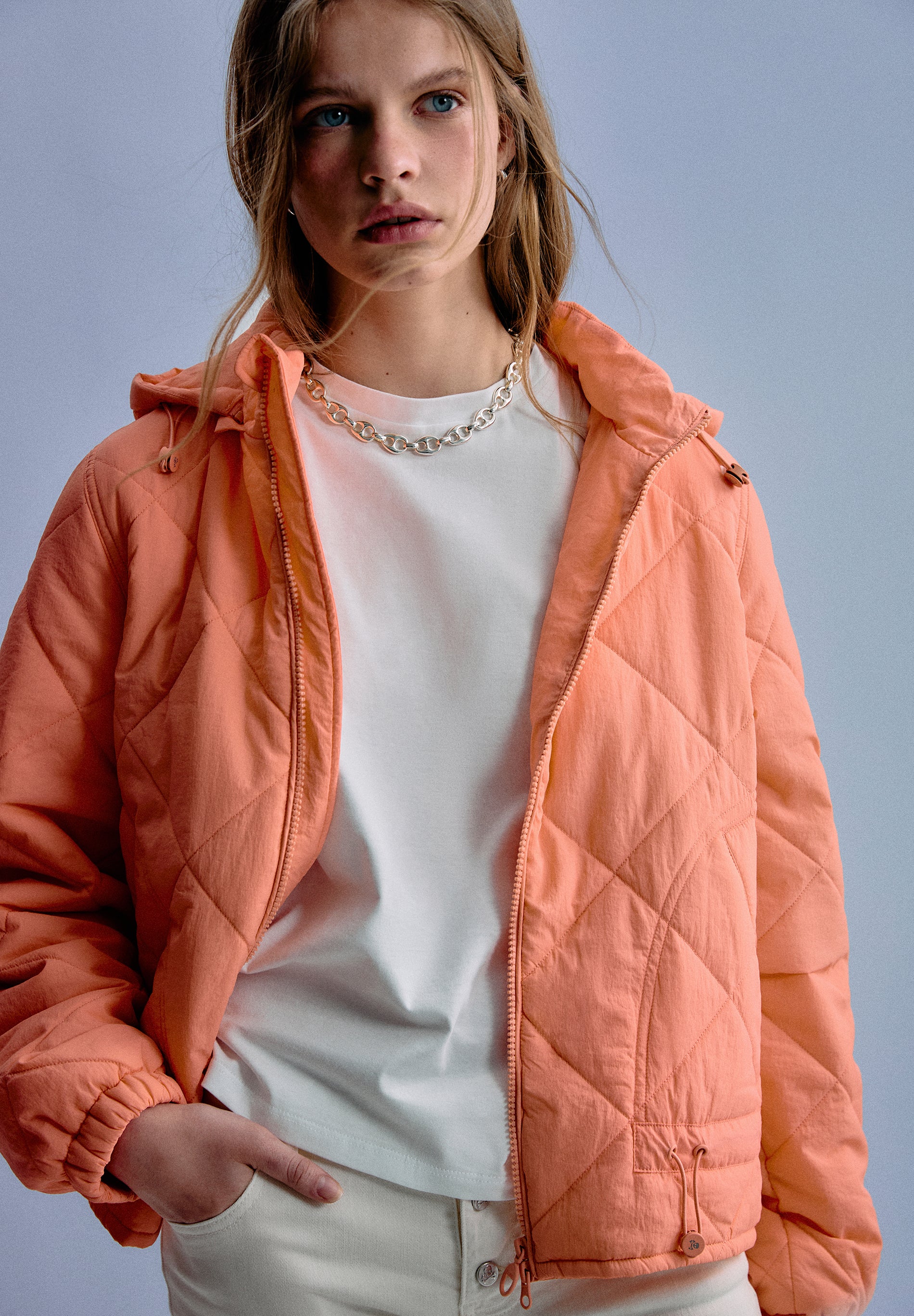 MANTEAU MATELASSÉ CAPUCHE